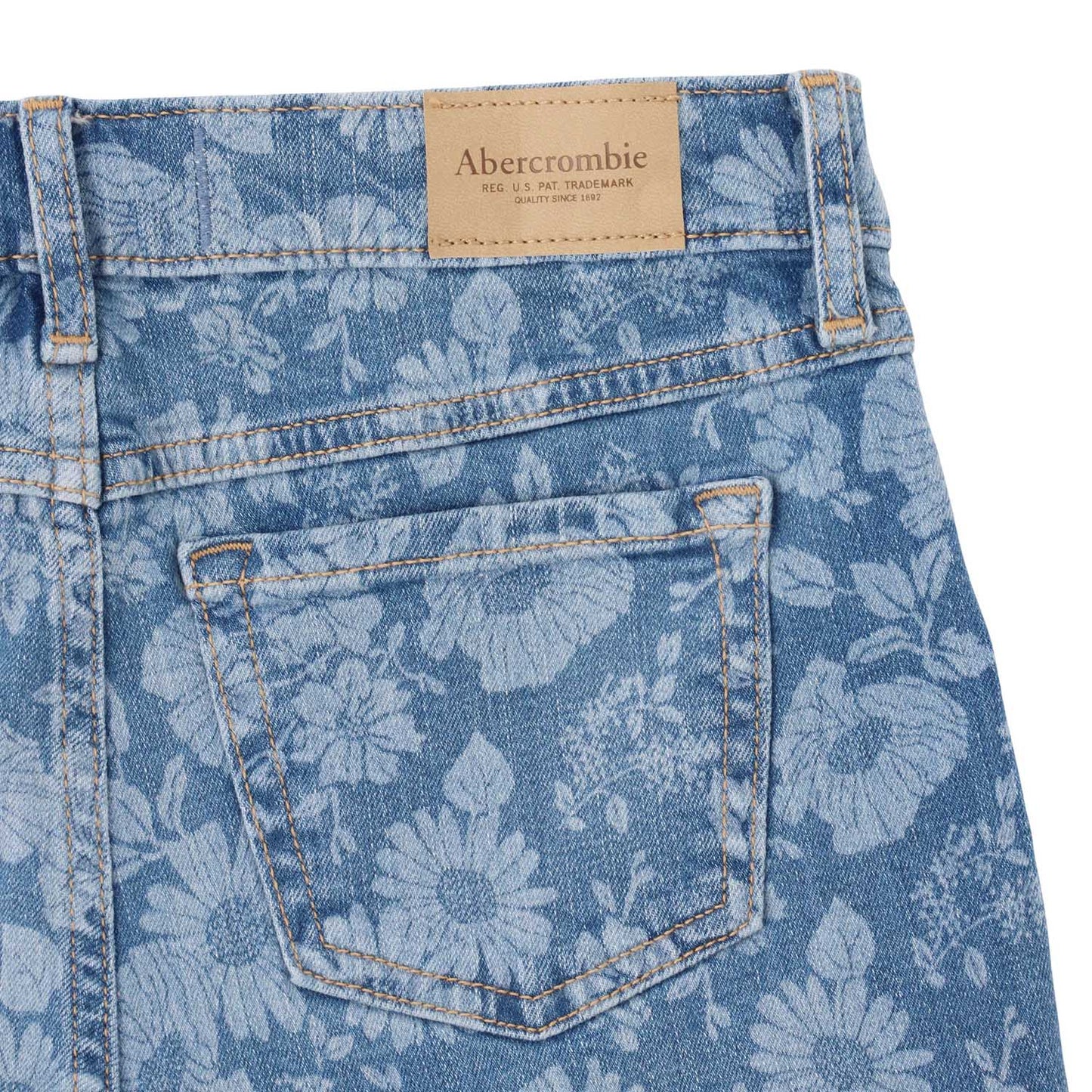 【110-170cm】  A&F(アバクロンビー&フィッチ) ハーフパンツ AFG HR RELAXED FLORAL DENIM SH