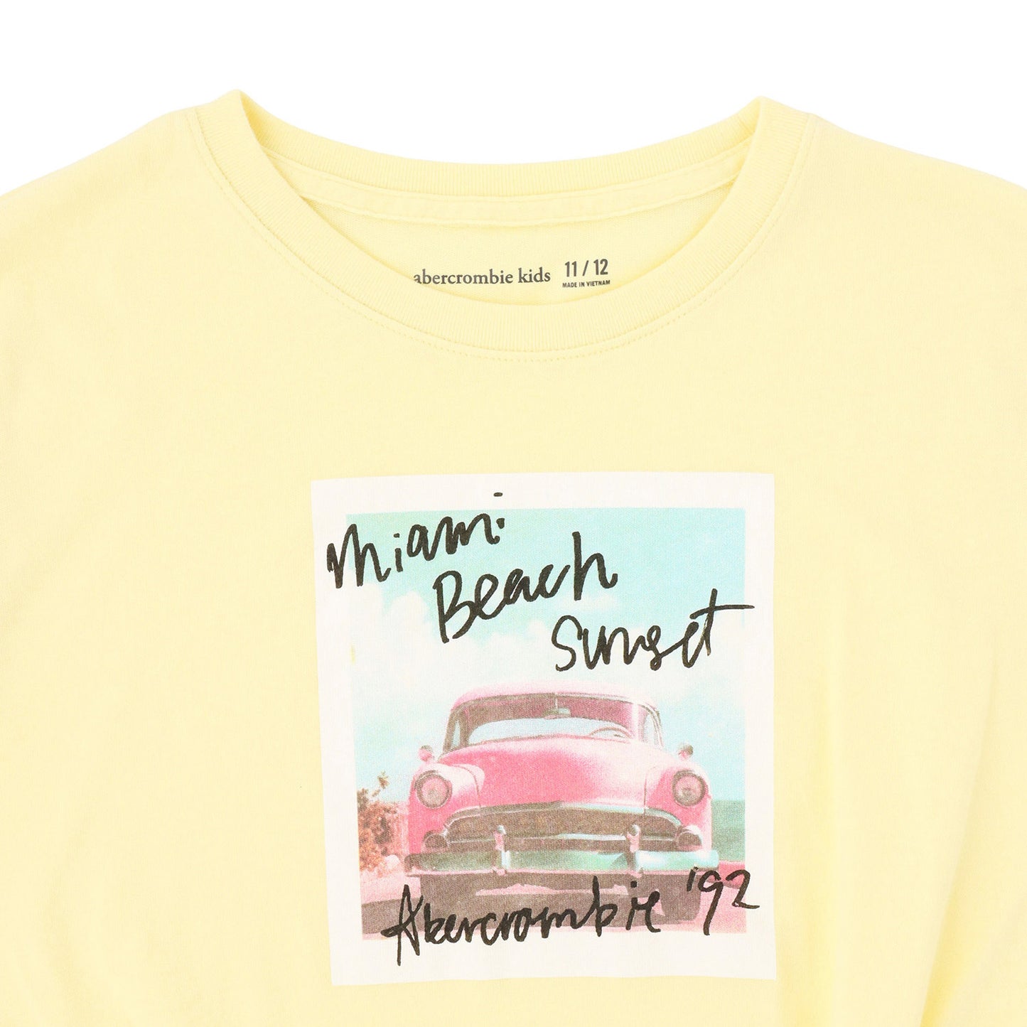 【110-170cm】  A&F(アバクロンビー&フィッチ) 半袖Tシャツ AFG MIAMI BEACH SIDE KNOT TEE