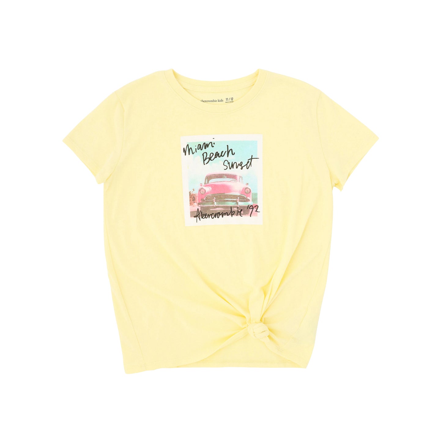 【110-170cm】  A&F(アバクロンビー&フィッチ) 半袖Tシャツ AFG MIAMI BEACH SIDE KNOT TEE