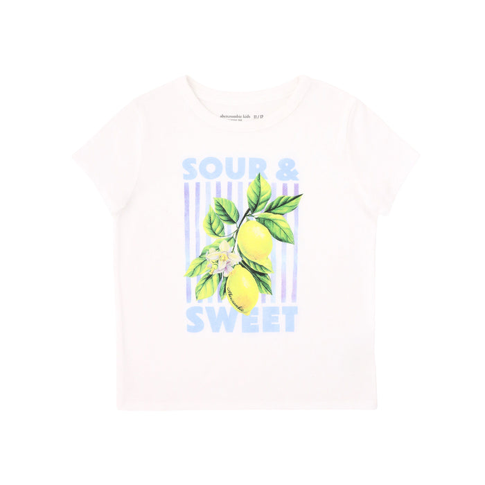 【110-170cm】  A&F(アバクロンビー&フィッチ) 半袖Tシャツ AFG SOUR & SWEET CLASSIC TEE