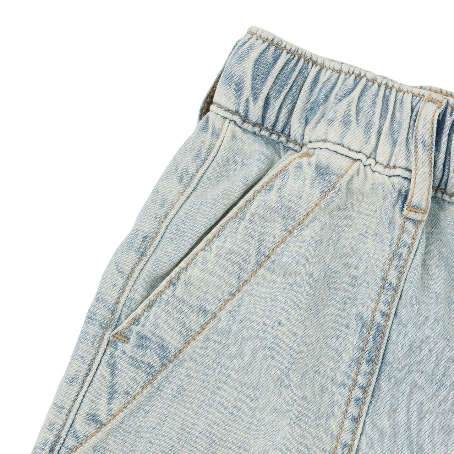 【110-170cm】  A&F(アバクロンビー&フィッチ) ハーフパンツ AFG HR PULL ON RELAX DENIM SHO