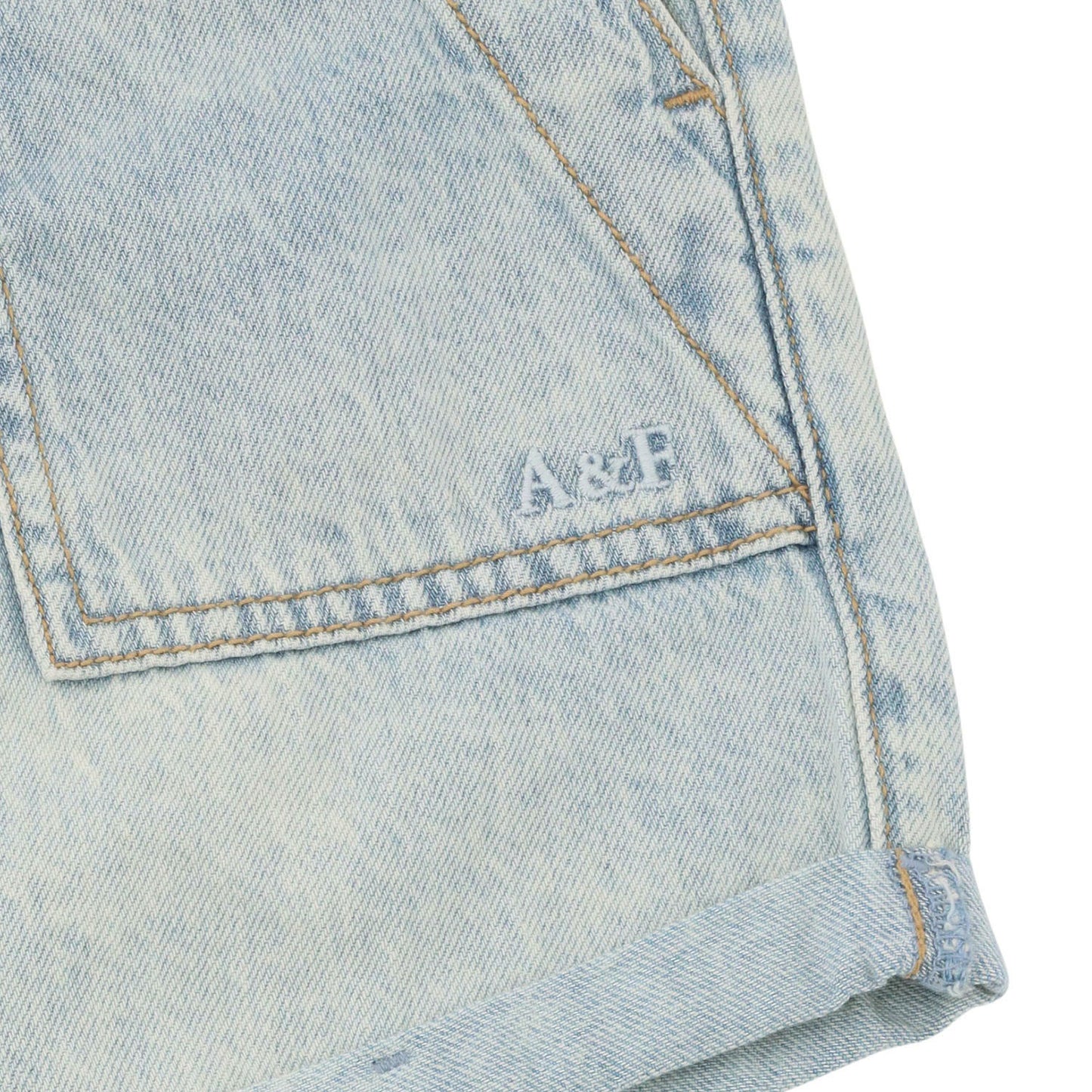 【110-170cm】  A&F(アバクロンビー&フィッチ) ハーフパンツ AFG HR PULL ON RELAX DENIM SHO