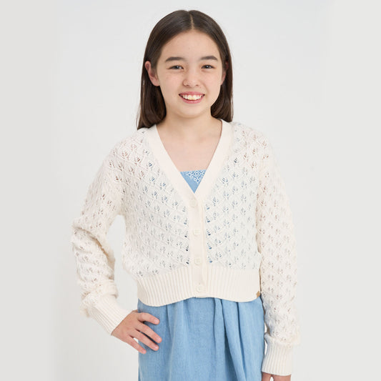 【110-170cm】  A&F(アバクロンビー&フィッチ) カーディガン AFG POINTELLE CARDIGAN