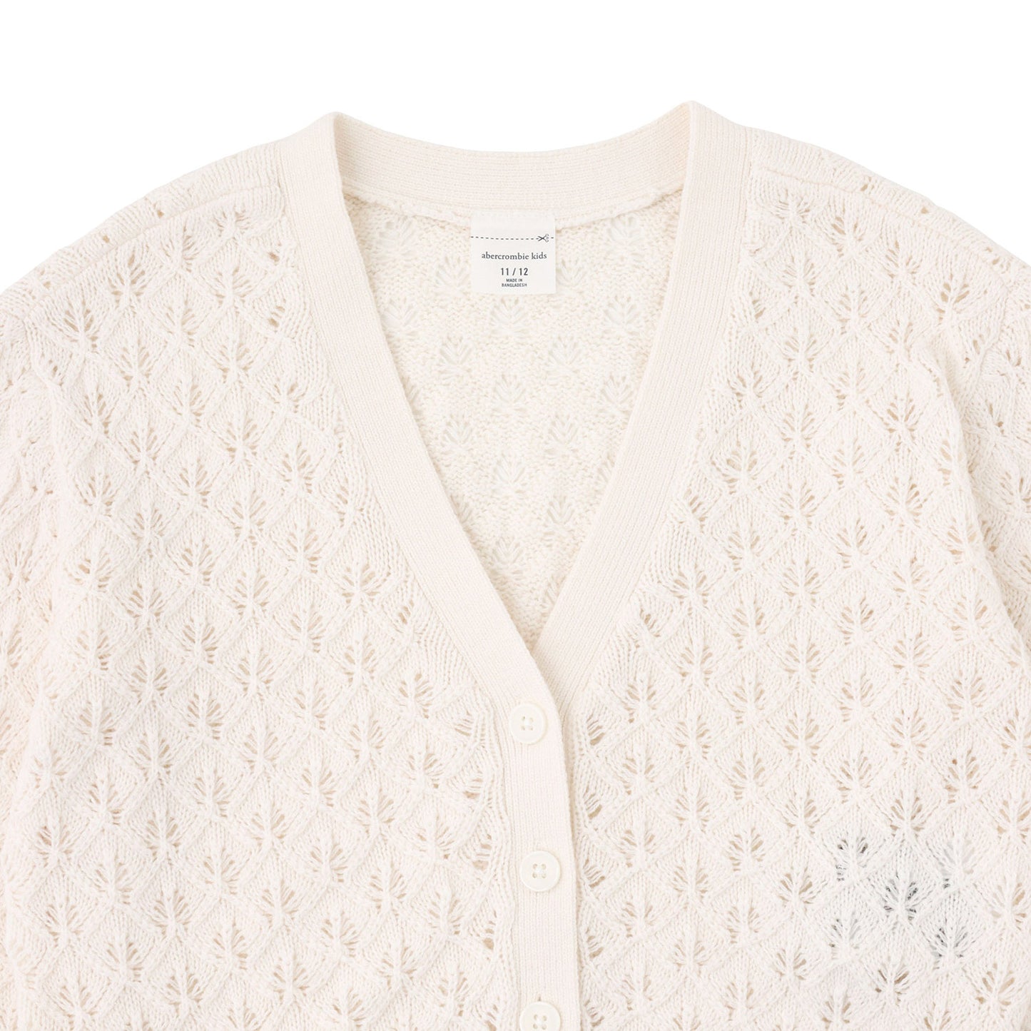 【110-170cm】  A&F(アバクロンビー&フィッチ) カーディガン AFG POINTELLE CARDIGAN