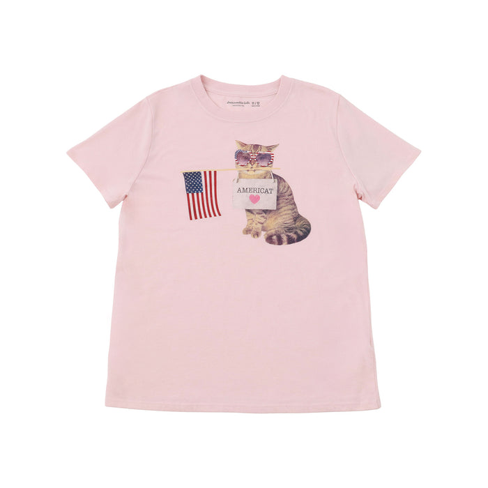 【110-170cm】  A&F(アバクロンビー&フィッチ) 半袖Tシャツ AFG AMERICAT OVERSIZE TEE