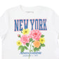 【110-170cm】  A&F(アバクロンビー&フィッチ) 半袖Tシャツ AFG NEW YORK FLOWER TEE