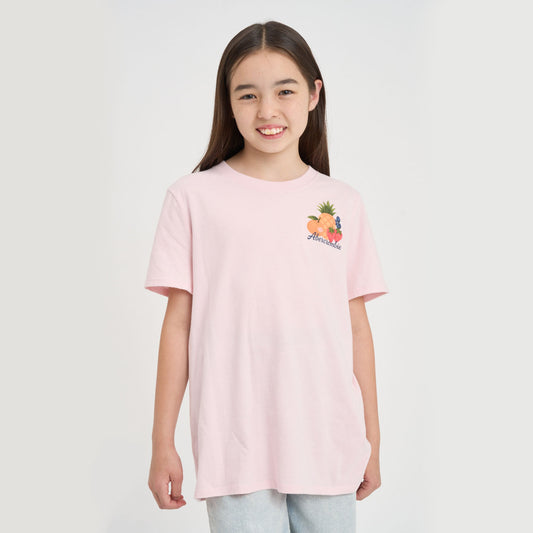 【110-170cm】  A&F(アバクロンビー&フィッチ) 半袖Tシャツ AFG FRUIT STAND OVERSIZE TEE