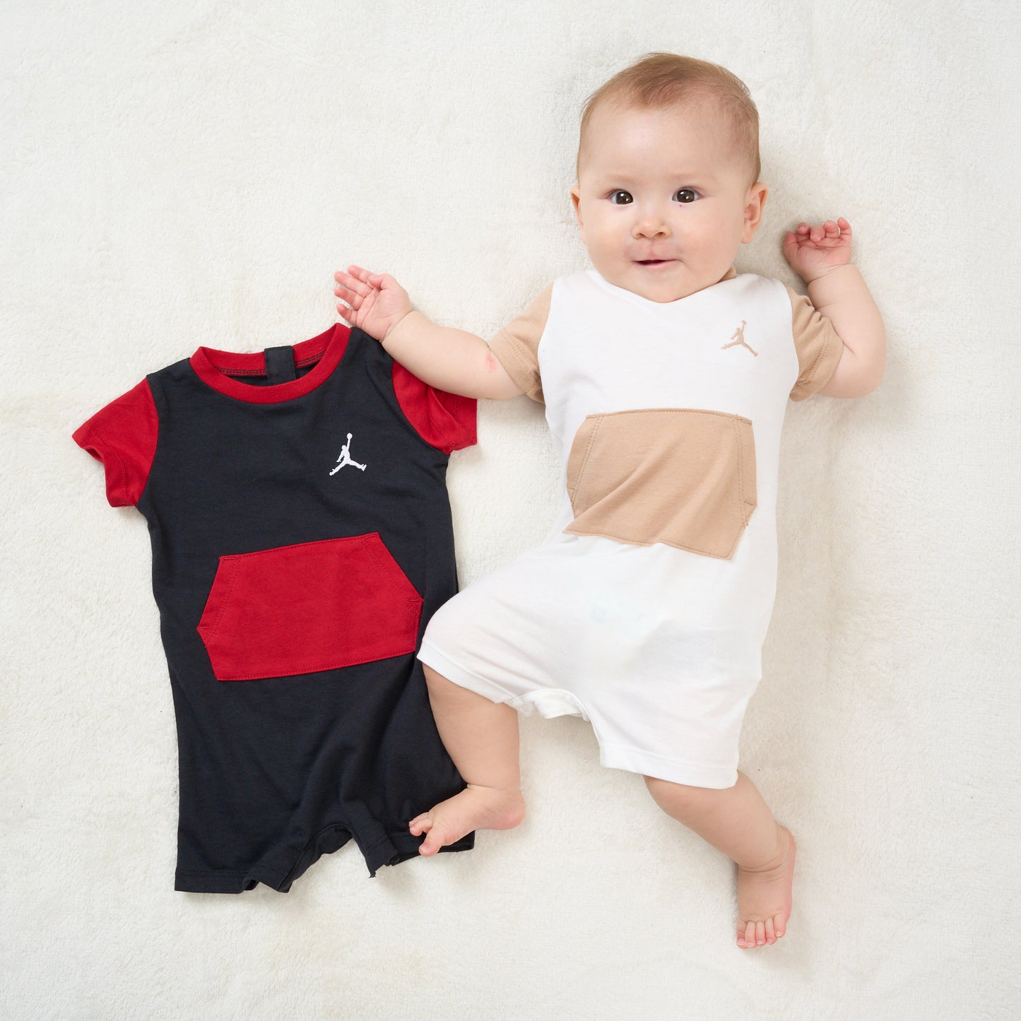 ベビー(55-70cm) JORDAN(ジョーダン) ロンパース JDB MJ BROOKLYN ESS ROMPER
