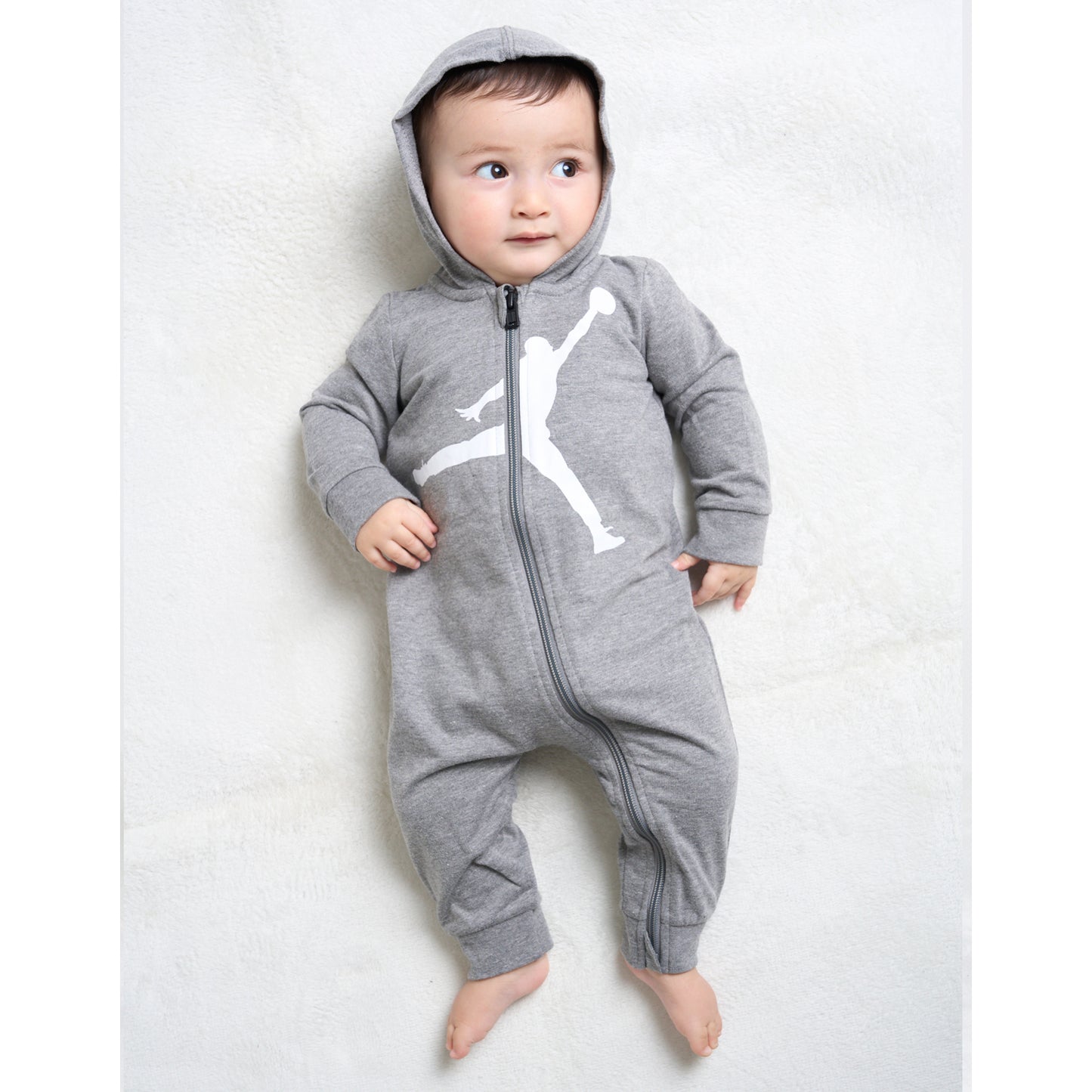 JORDAN(ジョーダン) JDB HBR JUMPMAN HOODED CVERALL ベビー (60-70cm)