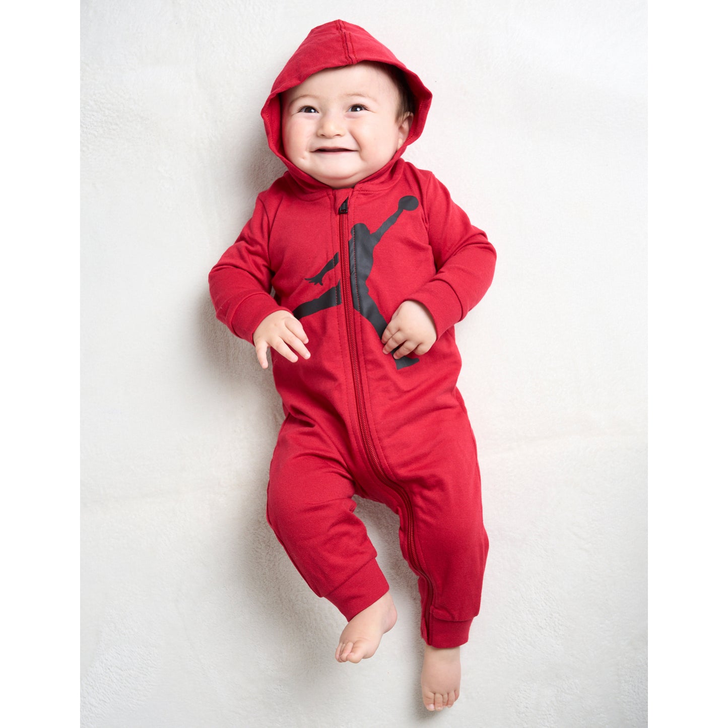 JORDAN(ジョーダン) JDB HBR JUMPMAN HOODED CVERALL ベビー (60-70cm)