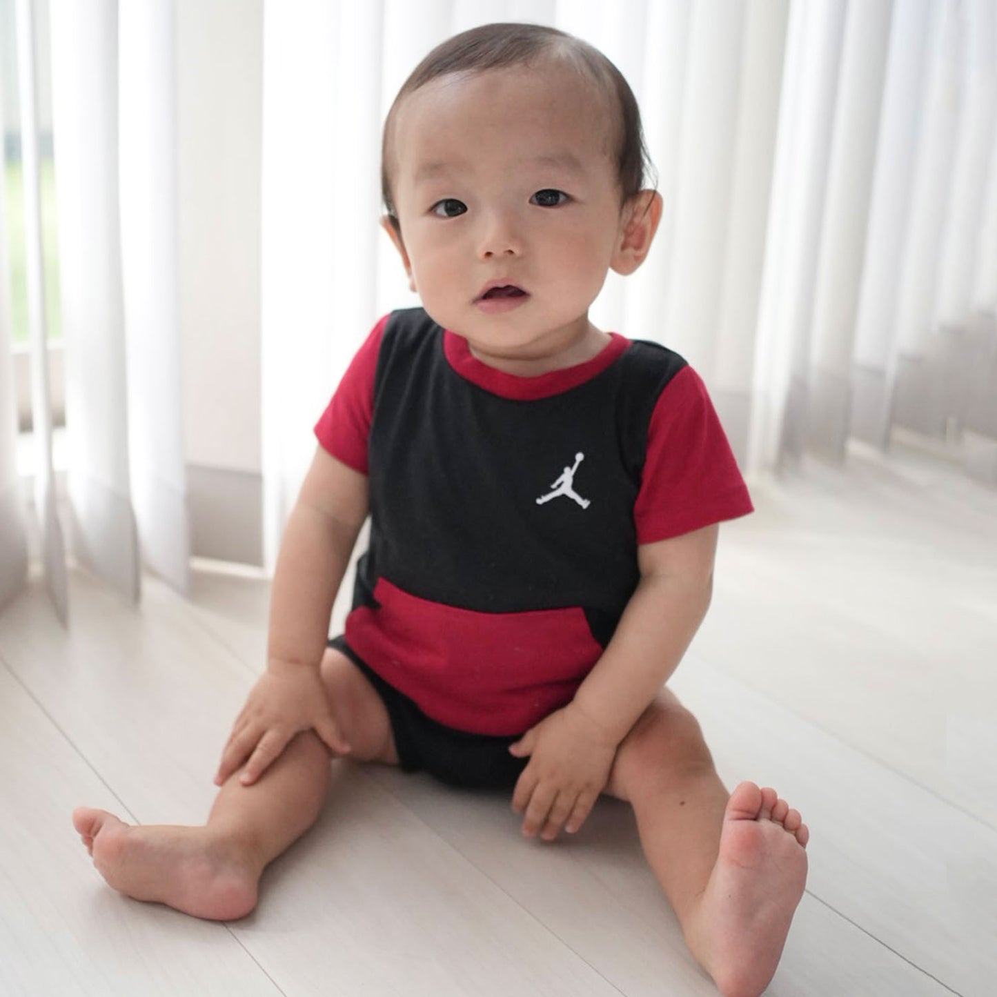 ベビー(55-70cm) JORDAN(ジョーダン) ロンパース JDB MJ BROOKLYN ESS ROMPER