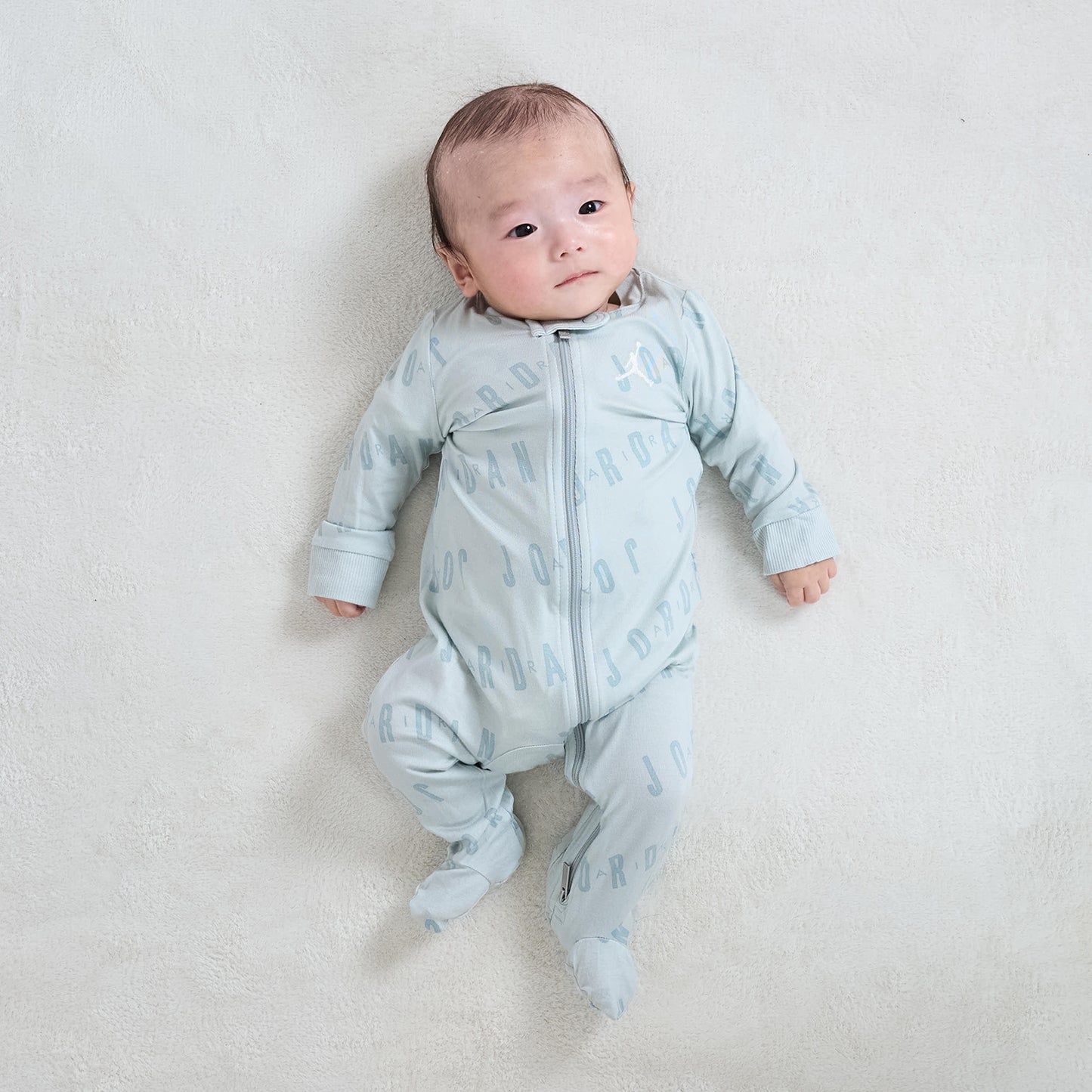 ベビー(55-70cm) ロンパース JORDAN(ジョーダン) JDN MJ HBR BUBBLE FOOTED COVER