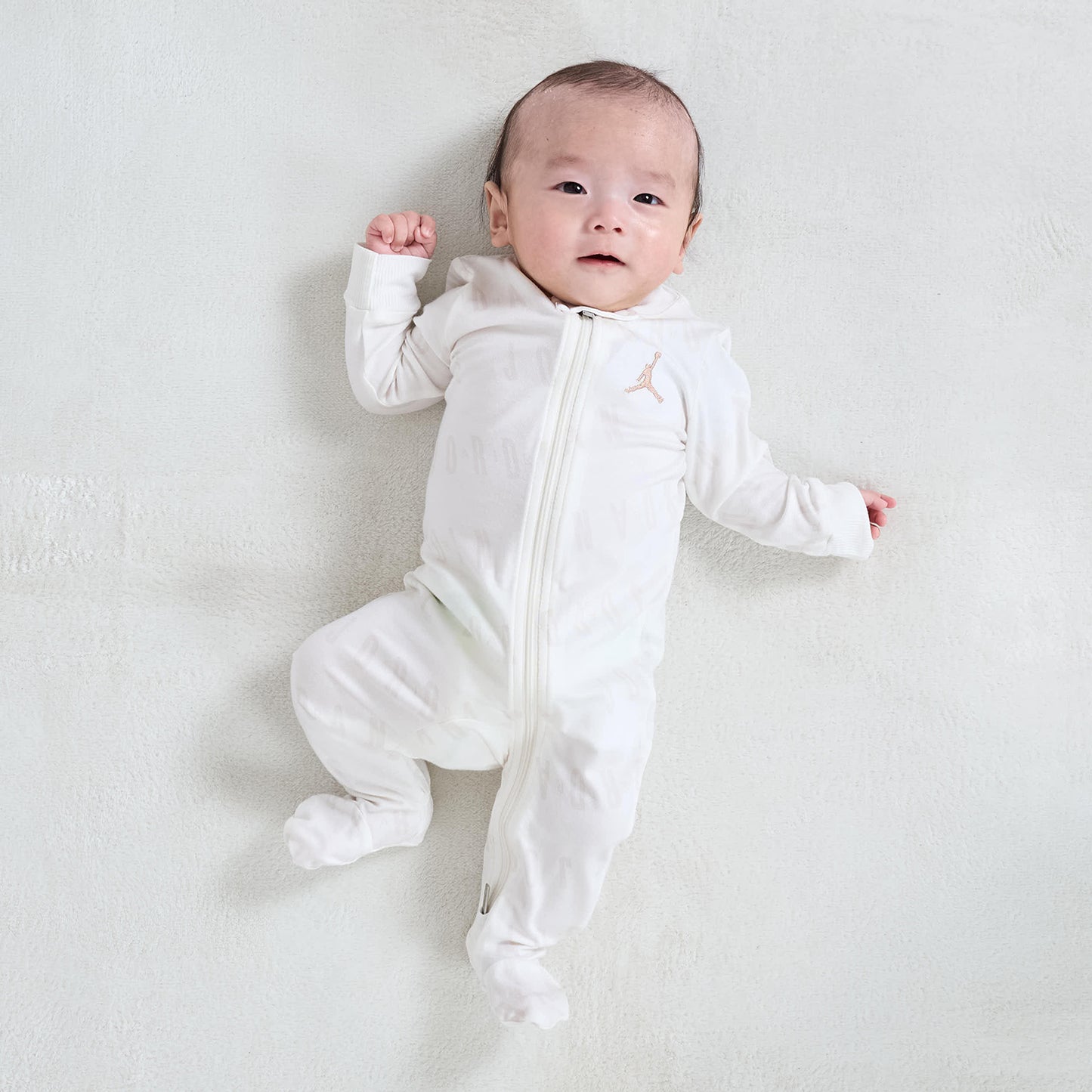 ベビー(55-70cm) ロンパース JORDAN(ジョーダン) JDN MJ HBR BUBBLE FOOTED COVER