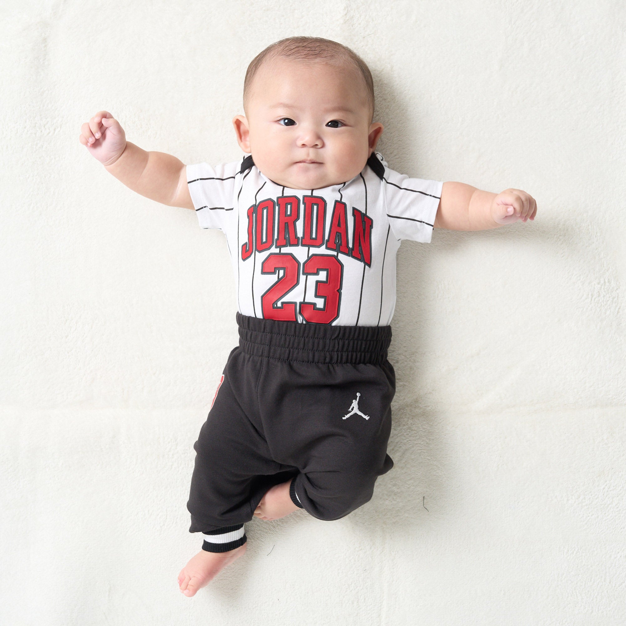 ベビー(55-70cm) セット商品 JORDAN(ジョーダン) JDN MJ 23 JERSEY FZ