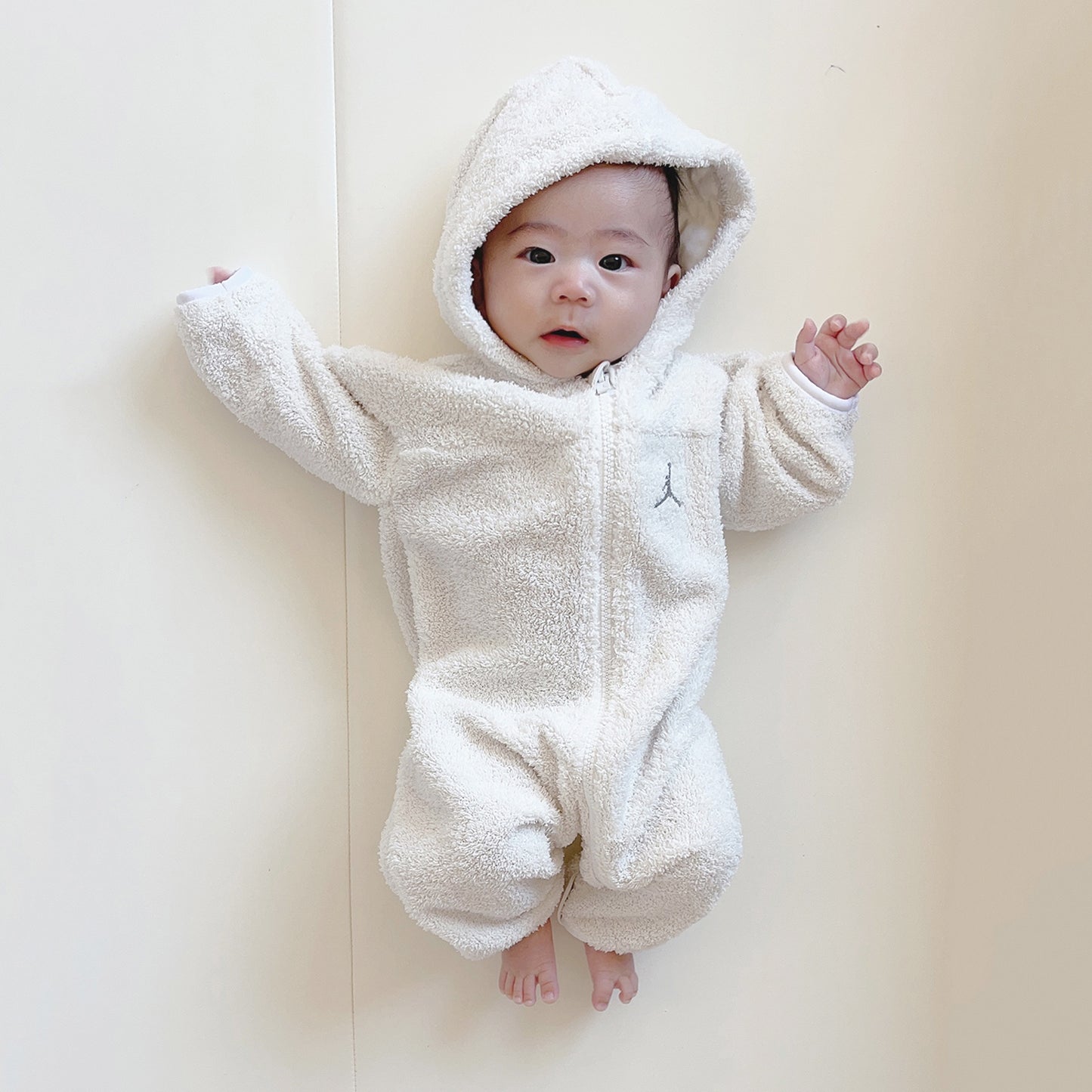 ベビー(55-70cm) ロンパース JORDAN(ジョーダン) JDN MOUNTAINSIDE BOUCLE COVERA