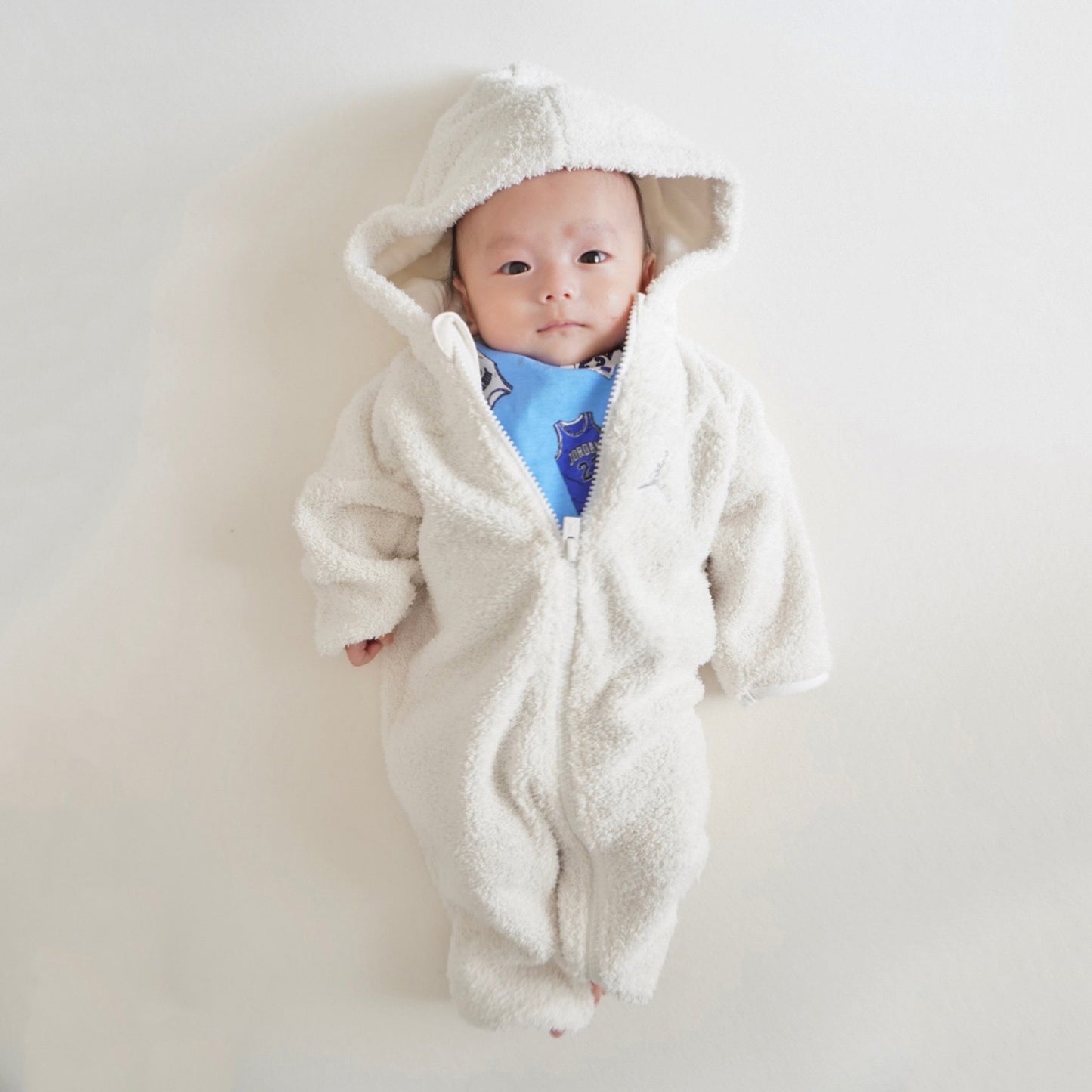 ベビー(55-70cm) ロンパース JORDAN(ジョーダン) JDN MOUNTAINSIDE BOUCLE COVERA