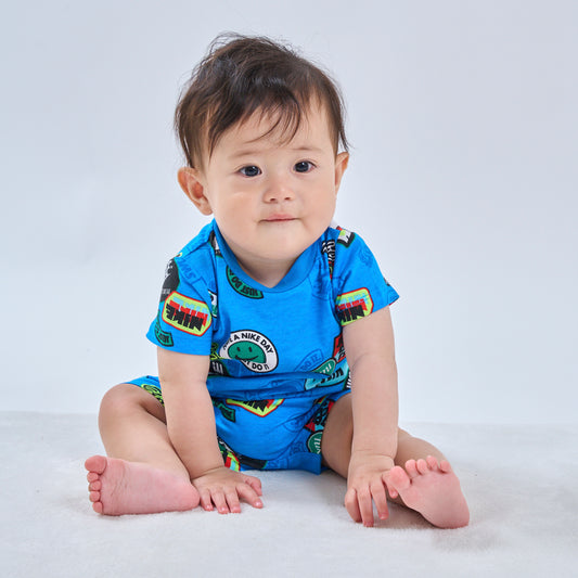 ベビー(60-70cm) ロンパース NIKE(ナイキ) NKB B NSW AOP TEE ROMPER