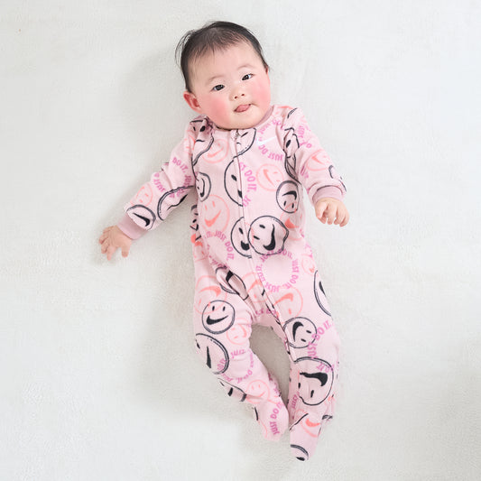 ベビー(55-70cm) ロンパース NIKE(ナイキ) NKN HAPPY AOP MICROFLC FC