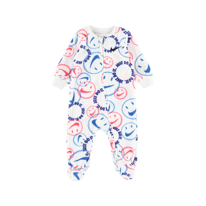 ベビー(55-70cm) ロンパース NIKE(ナイキ) NKN HAPPY AOP MICROFLC FC