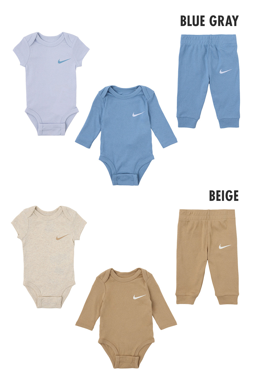 ベビー(55-70cm)  NIKE(ナイキ) セットアップ NKN ESSENTIALS 3PC PANT SET