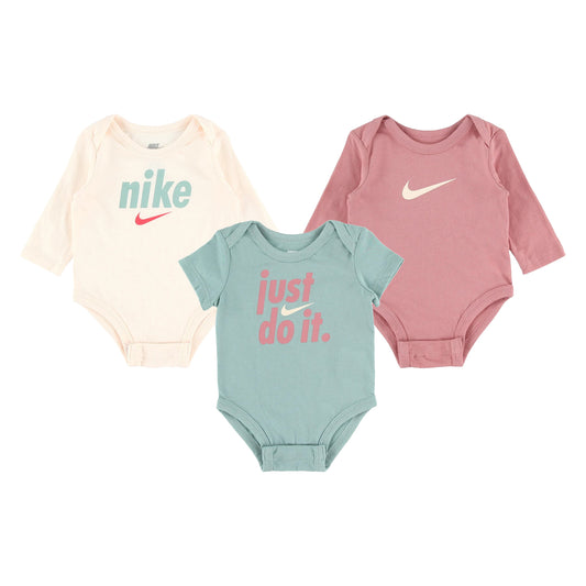 ベビー(3M) セット商品 NIKE(ナイキ) NKN E1D1 3 PK BODYSUIT