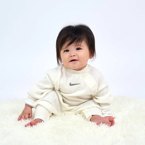 【新品・未使用】　HYEON baby knit ベビー(55-70cm) ロンパース NIKE(ナイキ) NKN READYSET CABLE KNIT