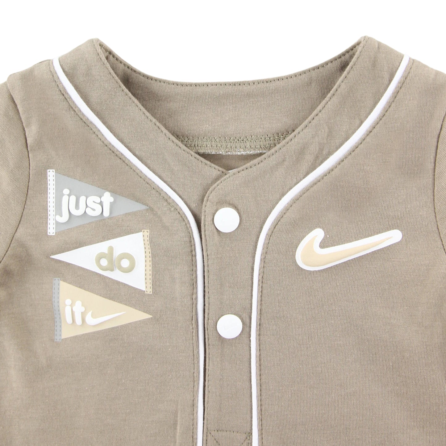 ベビー(55-70cm) ロンパース NIKE(ナイキ) NKN E1D1 SS SHORT COVERALL