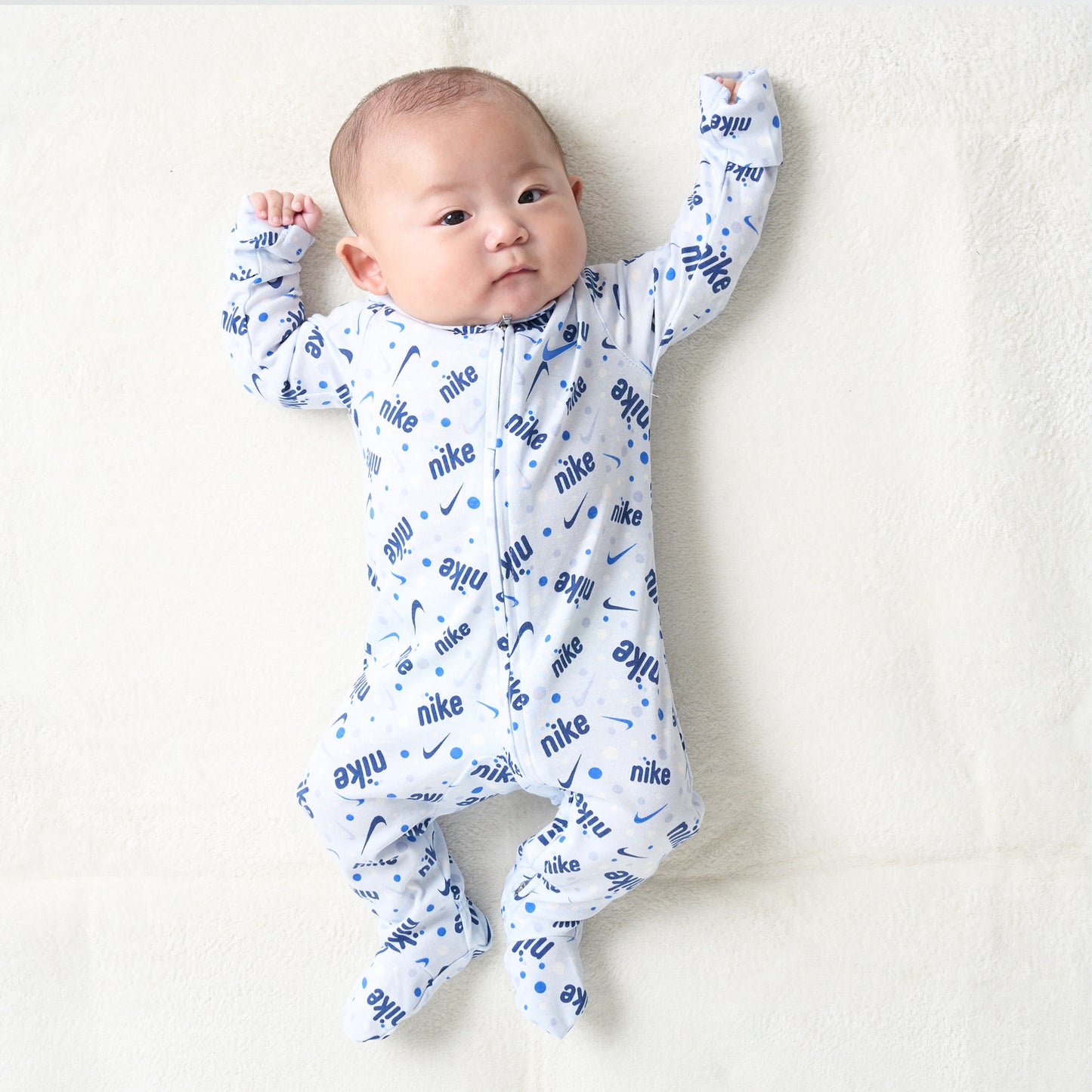 ベビー(55-70cm) ロンパース NIKE(ナイキ) NKN PLAY FOR ALL AOP FTD COVER