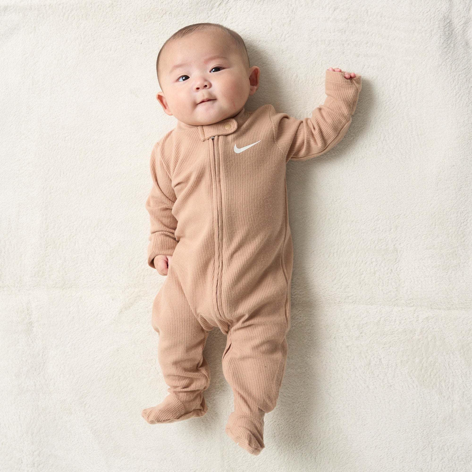 ベビー(55-70cm) ロンパース NIKE(ナイキ) NKN VISCOSE WAFFLE FOOTED