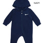 【公式限定】ベビー(55-70cm)  NIKE(ナイキ) ロンパース NKN NON-FOOTED WAFFLE COVERALL