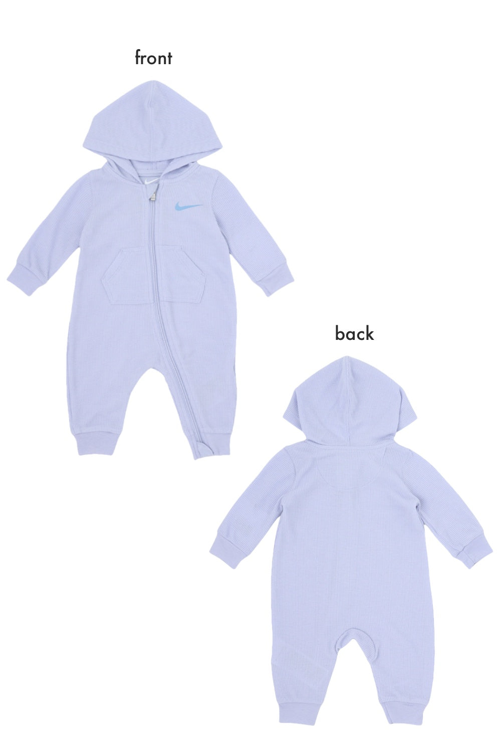 【公式限定】ベビー(55-70cm)  NIKE(ナイキ) ロンパース NKN NON-FOOTED WAFFLE COVERALL