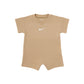 【公式限定】ベビー(55-70cm)  NIKE(ナイキ) ロンパース NKN LBR WAFFLE ROMPER