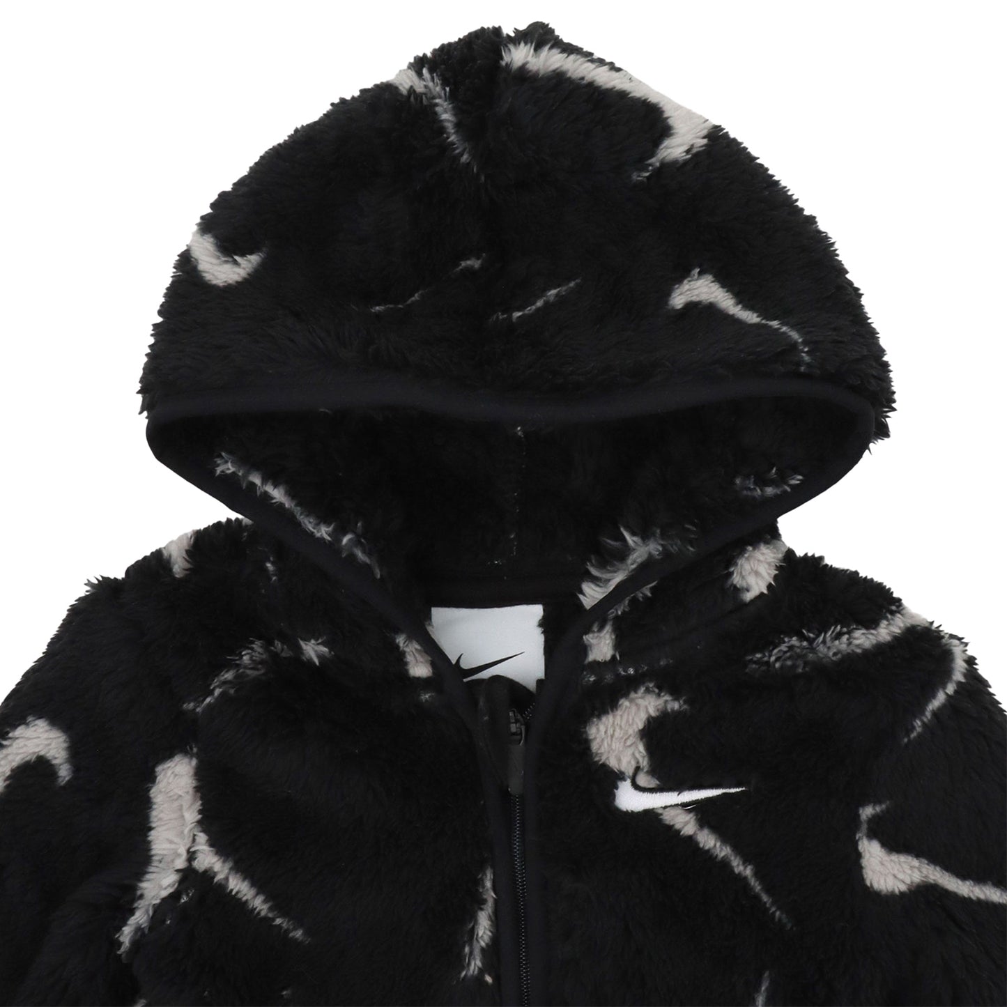 【公式限定】ベビー(55-70cm)  NIKE(ナイキ) ロンパース NKN HOODED AOP SHERPA COVERALL