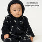 【公式限定】ベビー(55-70cm)  NIKE(ナイキ) ロンパース NKN HOODED AOP SHERPA COVERALL