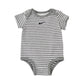 【公式限定】ベビー(55-70cm)  NIKE(ナイキ) セットアップ NKN Y/D STRIPE BODYSUIT SHORT