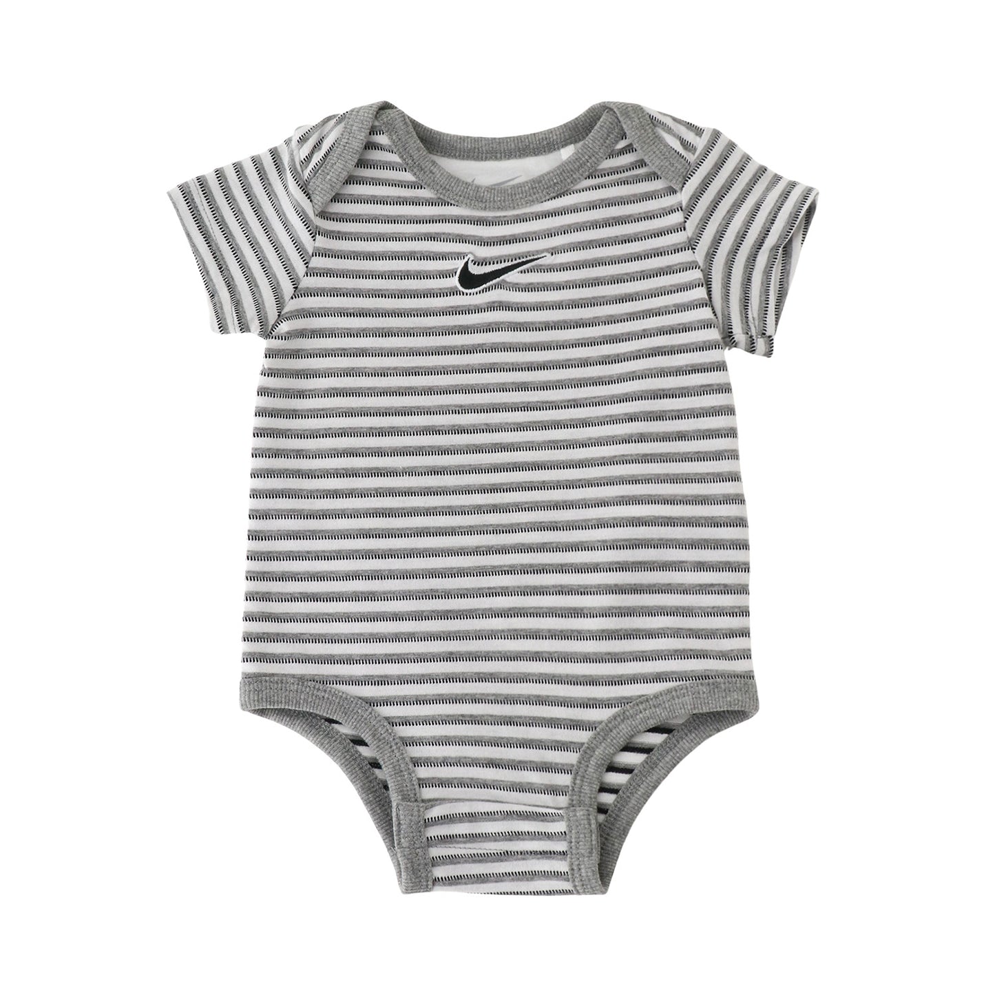 【公式限定】ベビー(55-70cm)  NIKE(ナイキ) セットアップ NKN Y/D STRIPE BODYSUIT SHORT