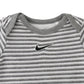 【公式限定】ベビー(55-70cm)  NIKE(ナイキ) セットアップ NKN Y/D STRIPE BODYSUIT SHORT