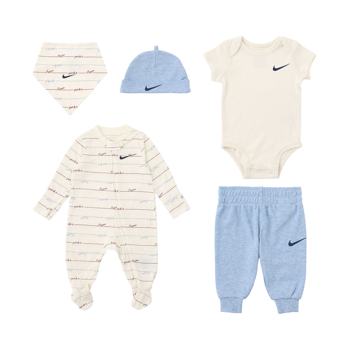 ベビー(55-70cm) セット商品 NIKE(ナイキ) NKN READYSET GROW 3PC SET+BIB&