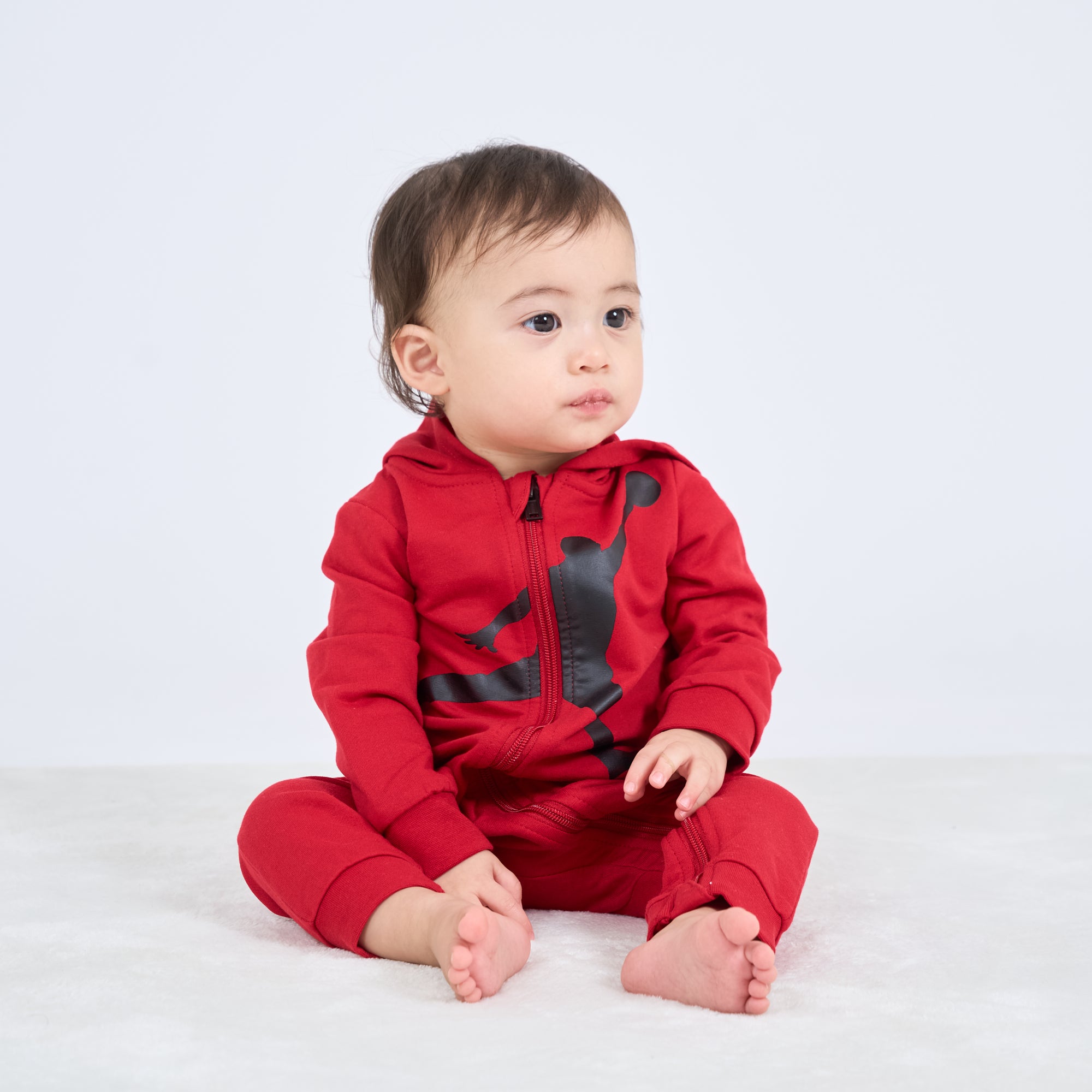 ベビー(80-90cm) ロンパース JORDAN(ジョーダン) HBR JUMPMAN COVERALL