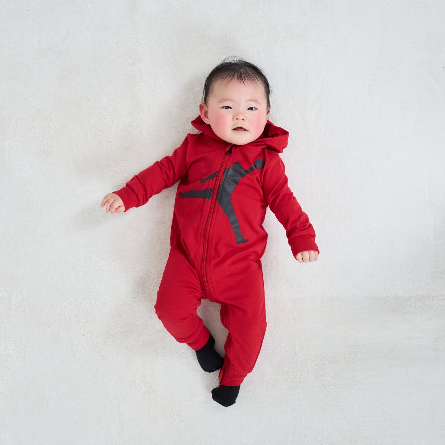 ベビー(74-92cm) ロンパース JORDAN(ジョーダン) HBR JUMPMAN COVERALL