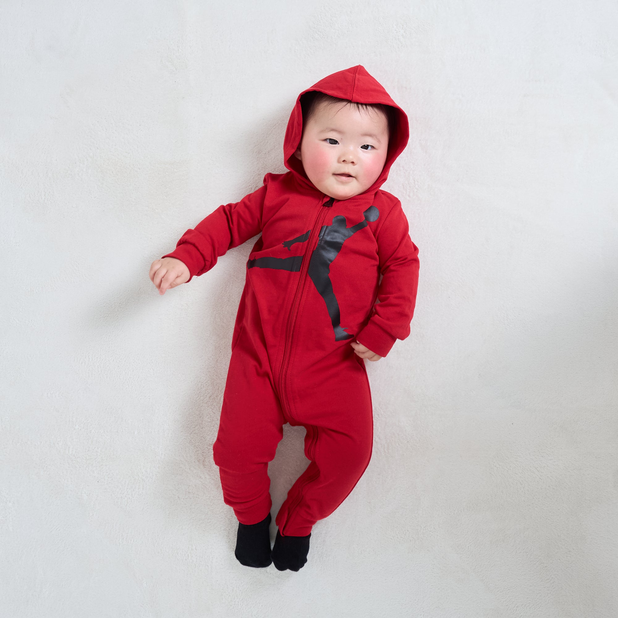 ベビー(80-90cm) ロンパース JORDAN(ジョーダン) HBR JUMPMAN COVERALL