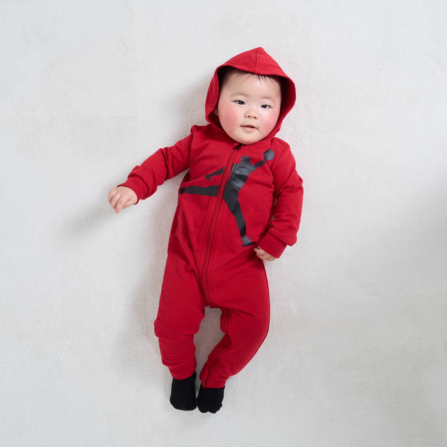 ベビー(74-92cm) ロンパース JORDAN(ジョーダン) HBR JUMPMAN COVERALL