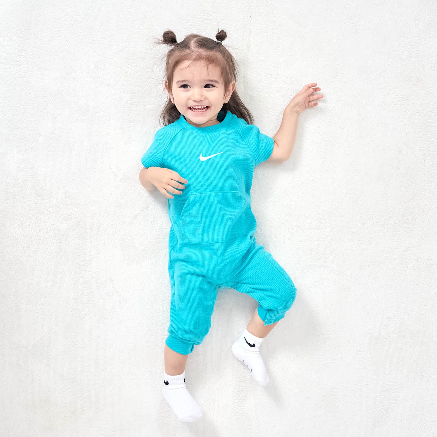 ベビー(80-90cm) ロンパース NIKE(ナイキ) NKN ESSENTIALS SS LL