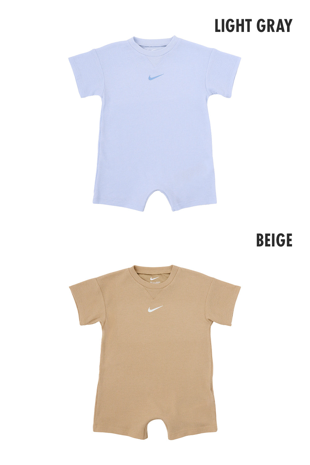 【公式限定】ベビー(80-90cm)  NIKE(ナイキ) ロンパース NKN LBR WAFFLE ROMPER