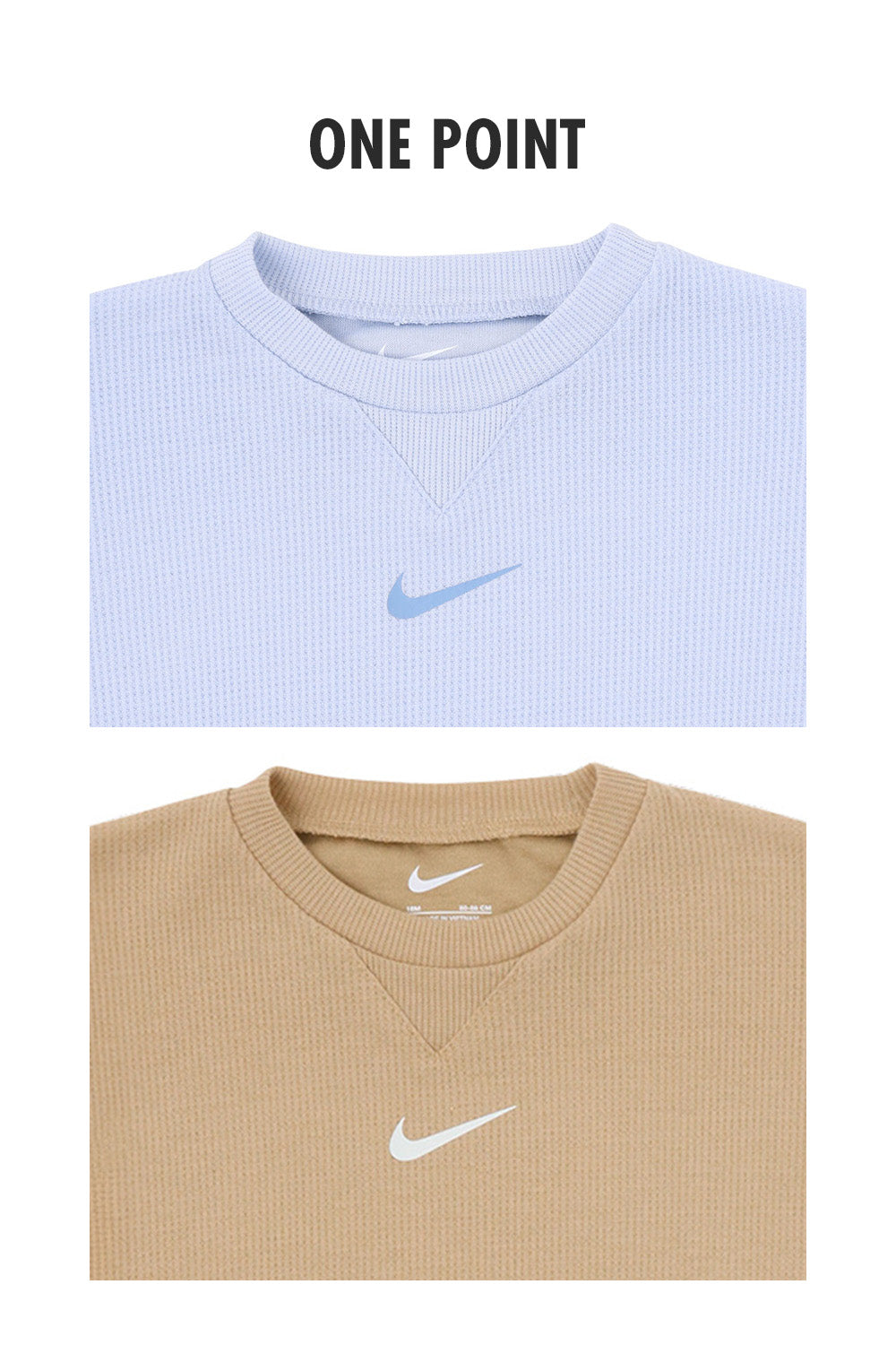 公式限定】ベビー(80-90cm) NIKE(ナイキ) ロンパース NKN LBR WAFFLE