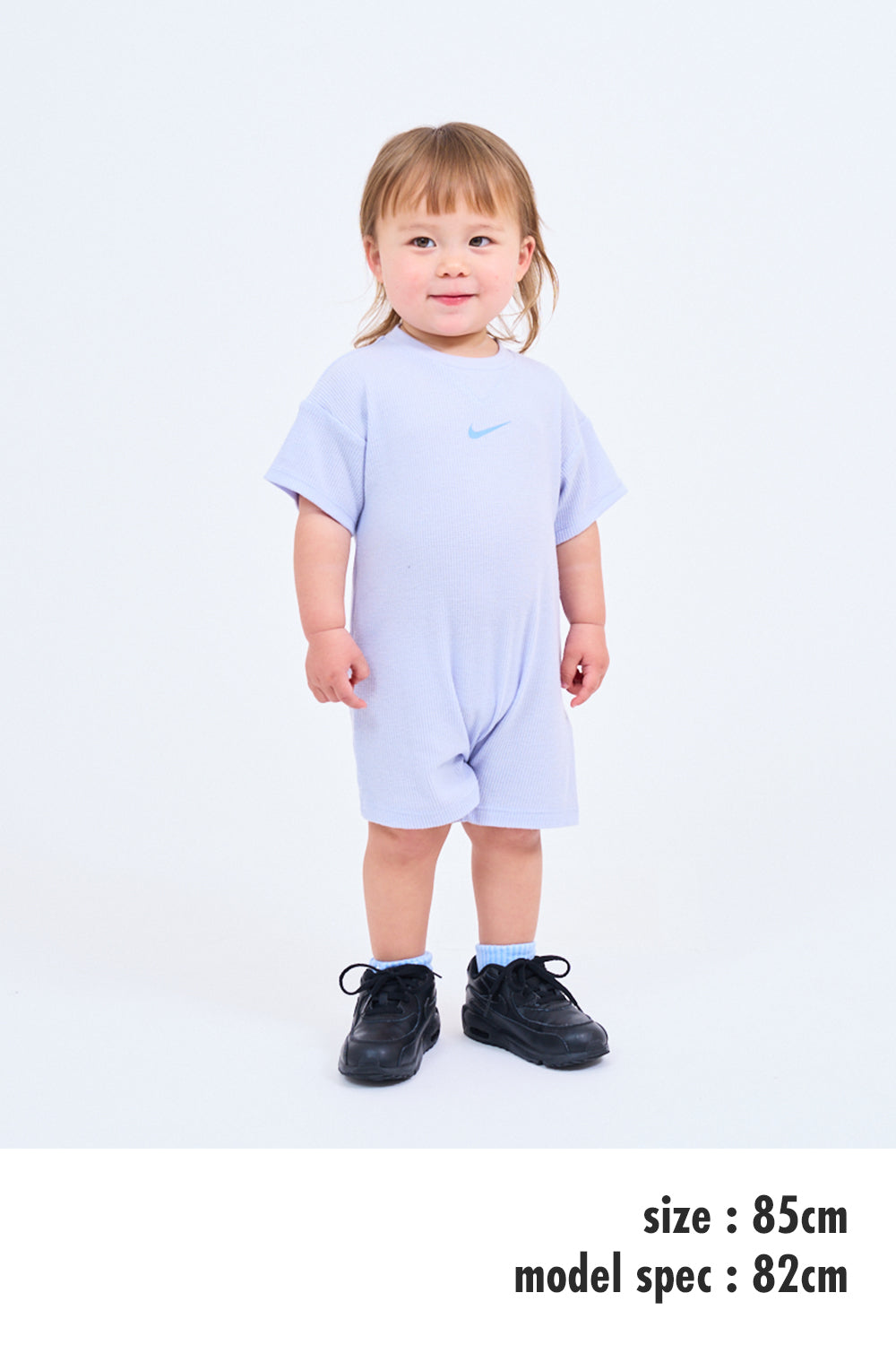 公式限定】ベビー(80-90cm) NIKE(ナイキ) ロンパース NKN LBR WAFFLE