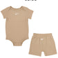 ベビー(80-90cm)  NIKE(ナイキ) セットアップ NKN WAFFLE BODYSUIT SHORT SET