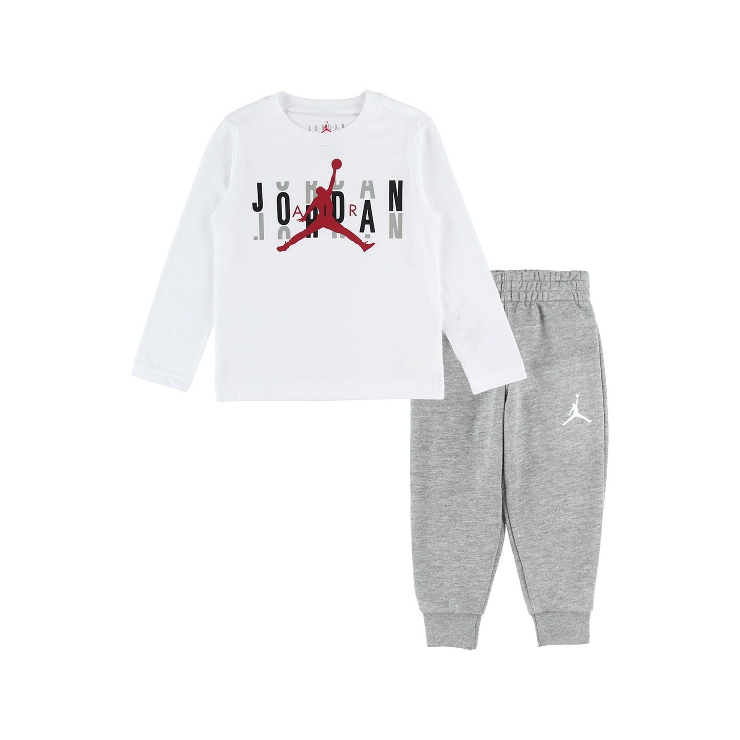 トドラー(90-100cm) セット商品 JORDAN(ジョーダン) JDB HIGH BRAND SCRAMBLE LS TEE
