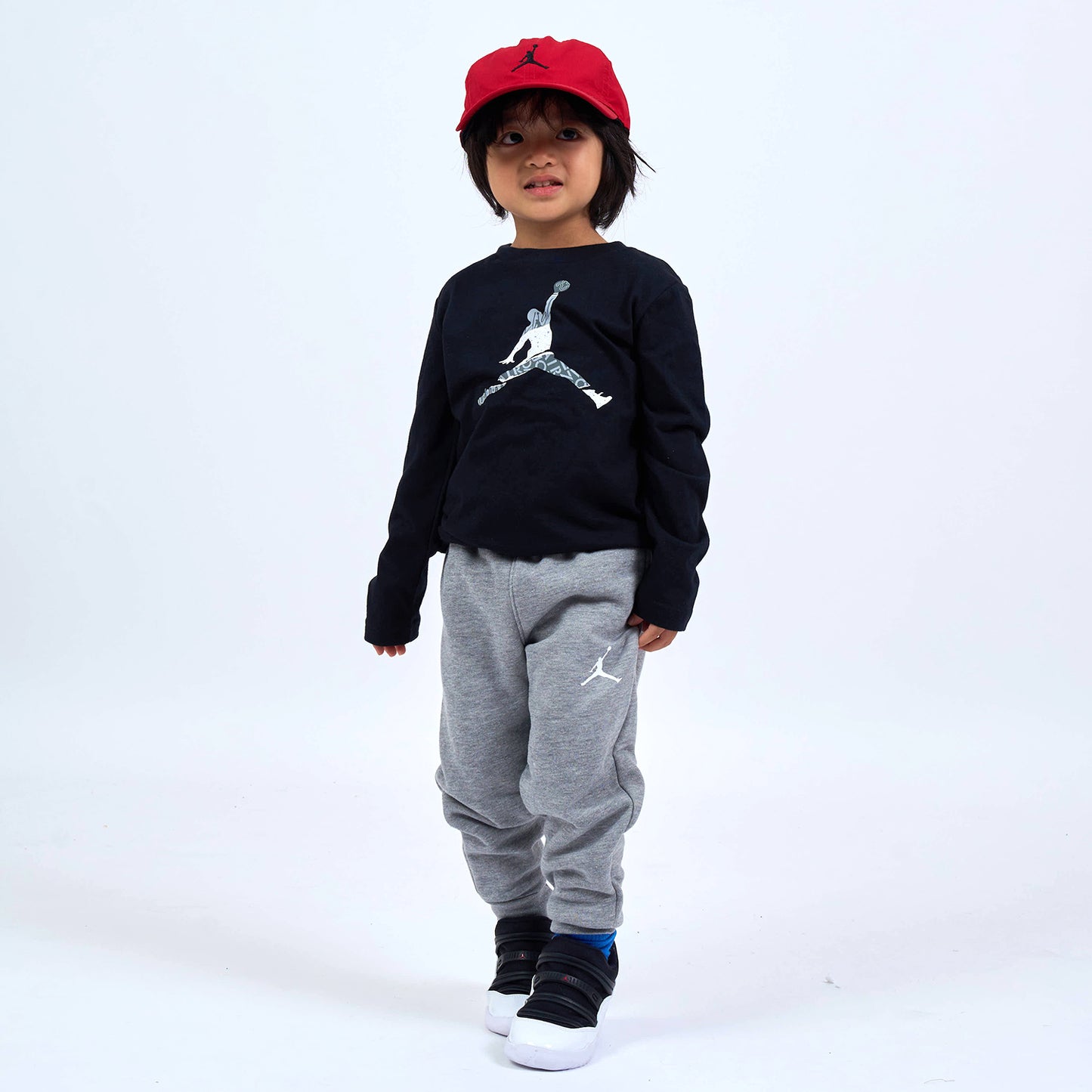 トドラー(90-100cm) セット商品 JORDAN(ジョーダン) JDB JM LEVELS LS TEE SET