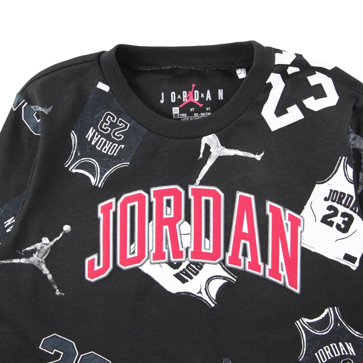 トドラー(90-100cm) セット商品 JORDAN(ジョーダン) JDN MJ 23 JERSEY LS PANT SET
